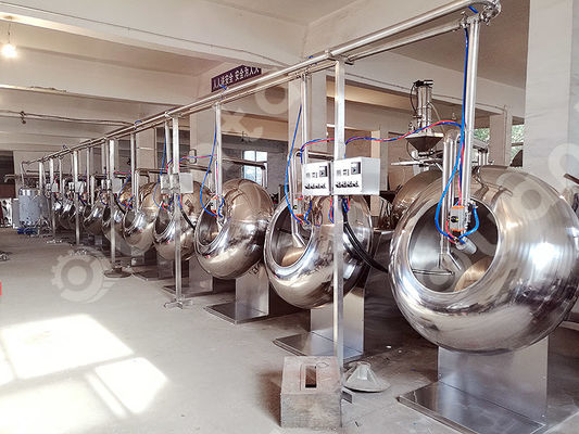 เครื่องเคลือบแท็บเล็ตประสิทธิภาพสูง / เครื่องเคลือบแพนอุตสาหกรรม