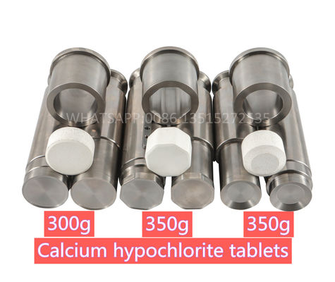 Su Arıtma Yüzme Havuzları Klor Tablet Pres Makinası Korozyon Önleyici 350g